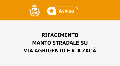 Avvio lavori di rifacimento del manto stradale