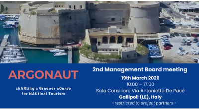 ARGONAUT: Il secondo management board meeting di progetto a Gallipoli