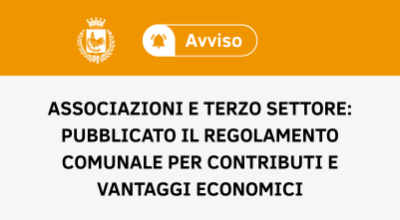 Associazioni e Terzo Settore: pubblicato il regolamento comunale per contribu...