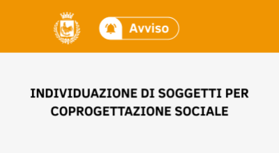 Individuazione di soggetti del terzo Settore disponibili alla Coprogettazione...