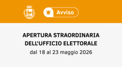 Apertura straordinaria dell'Ufficio Elettorale