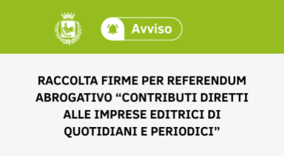 Referendum abrogativo Contributi diretti alle imprese editrici di quotidiani...