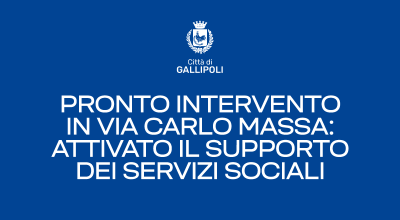 Pronto intervento in Via Carlo Massa: attivato il supporto dei servizi sociali