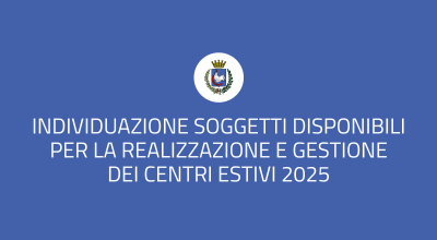 Avviso Pubblico finalizzato ad individuare soggetti disponibili per la realiz...