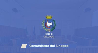 Prima seduta del Consiglio Comunale. Comunicato del Sindaco.