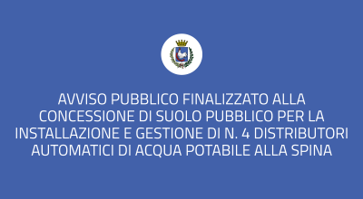 Avviso pubblico finalizzato alla concessione di suolo pubblico per l'installa...
