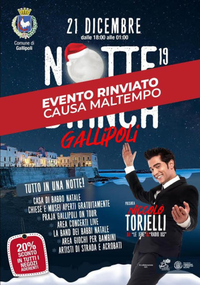 Notte Bianca Rinviata