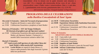 Solennità dei Santi Medici Cosma e Damiano