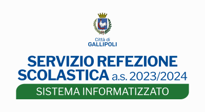 Avviso sistema informatizzato servizio di refezione scolastica