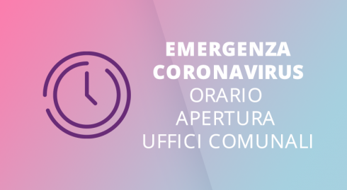 Orari apertura uffici comunali