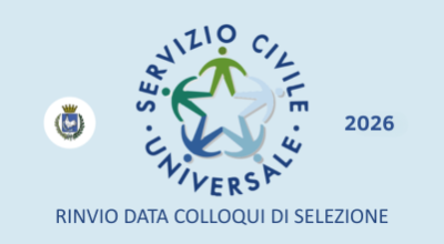 Rinvio Colloqui di Selezione per il Servizio Civile Universale