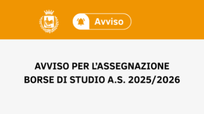 Avviso per l&rsquo;assegnazione delle  Borse di studio  A.s.2025/2026 per stu...