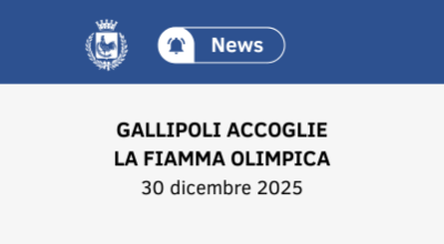 Arriva la Fiamma Olimpica a Gallipoli