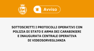  Sottoscritti i protocolli operativi con Polizia di Stato e Arma dei Carabini...