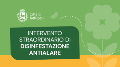 Intervento straordinario di disinfestazione antialare