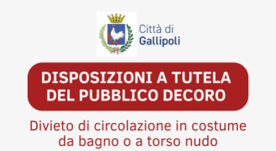 Nuova ordinanza sul decoro: vietata la circolazione in costume da bagno o a t...