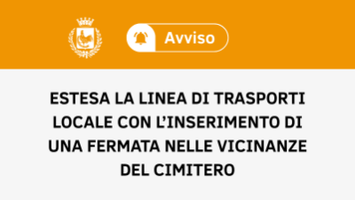 Prolungamento della linea di trasporto pubblico locale in prossimità d...