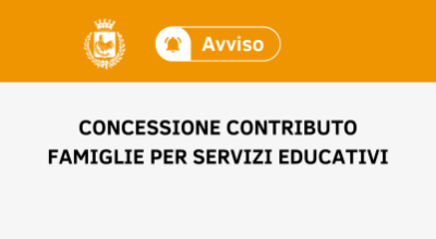 Concessione di contributo alle famiglie per servizi educativi per la prima in...