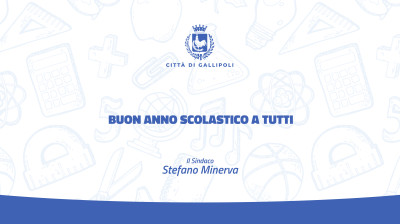 Primo Giorno di Scuola per gli studenti gallipolini, il saluto dell'Assessore...