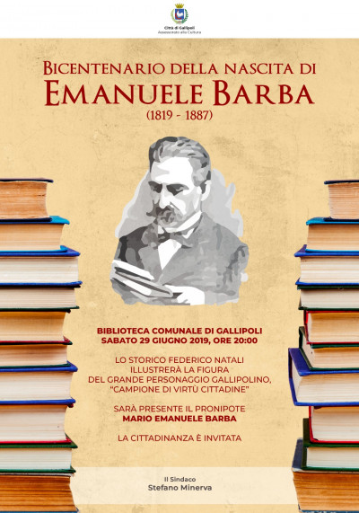 Sabato 29 giugno: il ricordo di Emanuele Barba