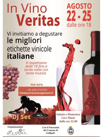 In Vino Veritas: l’appuntamento dedicato alle migliori etichette vinico...