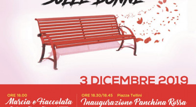 Inaugurazione Panchina Rossa