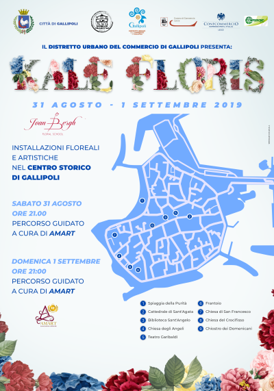 Kale Floris: Installazioni floreali e artistiche nel centro storico di Gallipoli