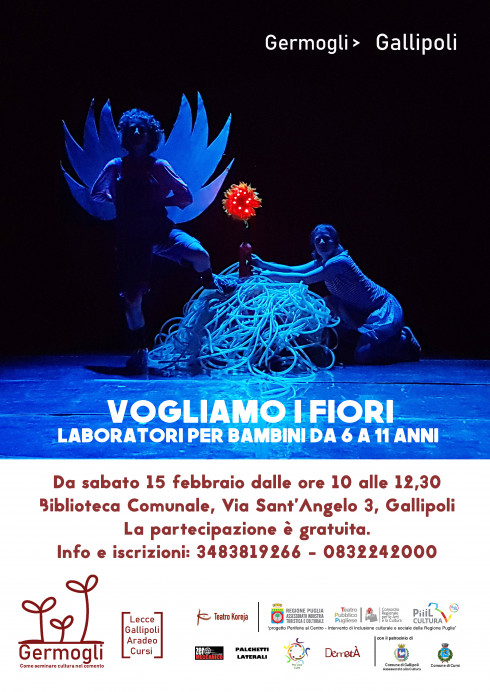 Comunicato Stampa - Partono i laboratori teatrali gratuiti di Germogli, Periferie al centro