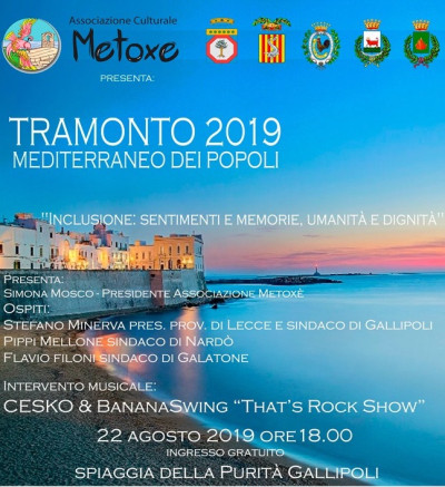 Tramonto 2019: Mediterraneo dei Popoli 