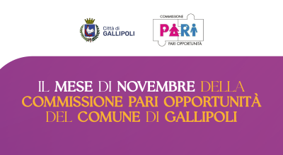 Il mese di Novembre della Commissione Pari Opportunità di Gallipoli