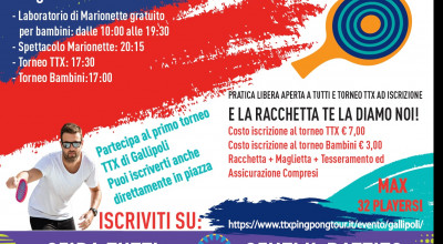 Piazza Tellini ospita l’evento sportivo nazionale “Ping Pong...