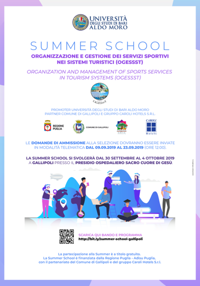 Summer School: Organizzazione e Gestione dei Servizi Sportivi nei Sistemi Tur...