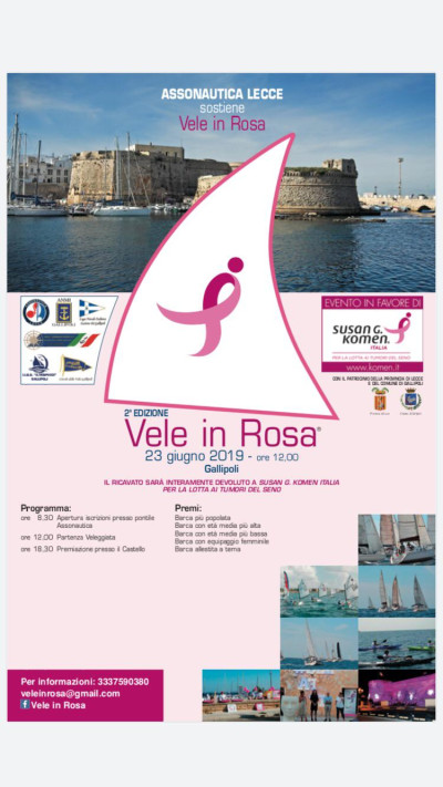 Le Vele in Rosa fanno tappa a Gallipoli