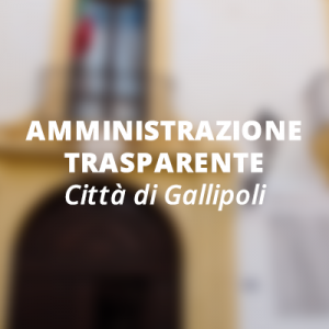 Vai alla sezione Amministrazione Trasparente