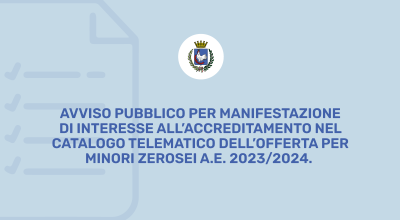 Avviso pubblico per Manifestazione di interesse all’accreditamento nel ...