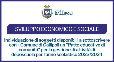 Avviso pubblico finalizzato ad individuare soggetti disponibili  a sottoscriv...