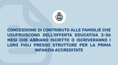 Avviso pubblico per la concessione di contributo alle famiglie che usufruisco...