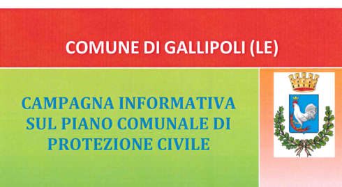 CAMPAGNA INFORMATIVA SUL PIANO COMUNALE DI PROTEZIONE CIVILE: INFORMAZIONE AL...