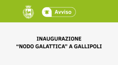 Venerd&igrave; 22 maggio inaugura il Nodo Galattica