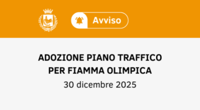 Piano traffico in occasione del passaggio della Fiamma Olimpica