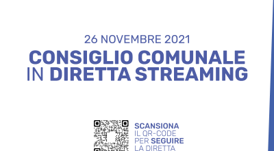 Convocazione Consiglio Comunale per il giorno 26.11.2021. Lavori di diretta s...