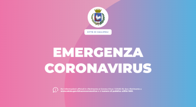 Emergenza Coronavirus. Ordinanza Regione Puglia n. 348/20