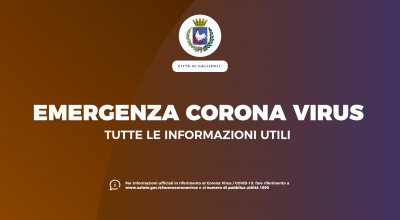 EMERGENZA COVID-19 (CORONAVIRUS). Tutte le informazioni utili