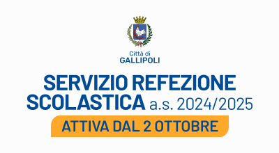 Avvio servizio refezione scolastica a.s. 2024/2025 - Inizio servizio dal 2 ot...