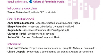 Abitare al femminile: giovedì il confronto tra le istituzioni dedicato...