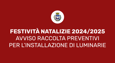 Avviso per la raccolta di preventivi finalizzati all'affidamento diretto dell...