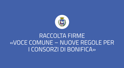 Raccolta firme «Voce Comune – nuove regole per i consorzi di boni...