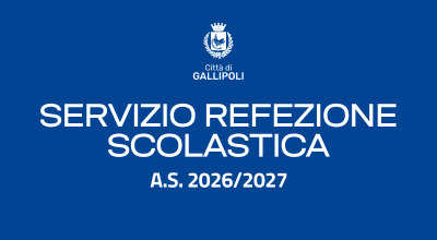 Servizio refezione scolastica anno scolastico 2026/2027