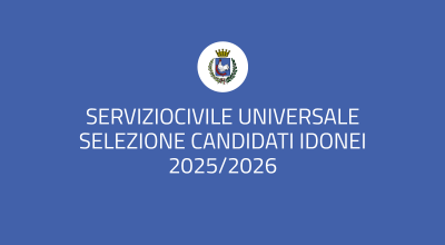 Servizio Civile Universale - Selezione candidati idonei 2025/2026