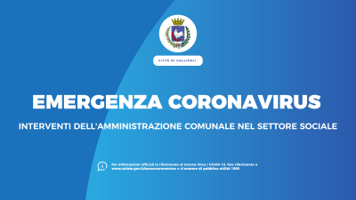 EMERGENZA CORONAVIRUS. Interventi dell'A.C. nel settore sociale. Modulo per r...